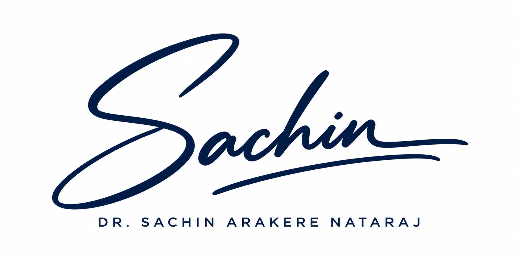 Sachin — Dr. Sachin Arakere Nataraj, founder signature